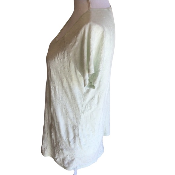 J.Jill Light Green Short Sleeved Tee Shirt - Picture 2 of 10